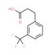 3-[3-(Trifluoromethyl)phenyl]propanoic acid (CAS 585-50-2) - chemical structure image