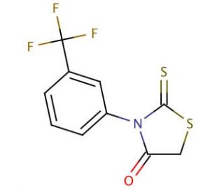 3-[3-(Trifluoromethyl)phenyl]rhodanine - chemical structure image
