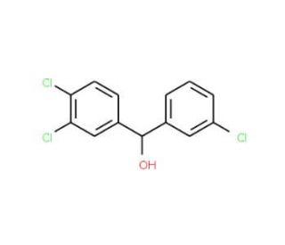 3,3&prime;,4-Trichlorobenzhydrol - chemical structure image