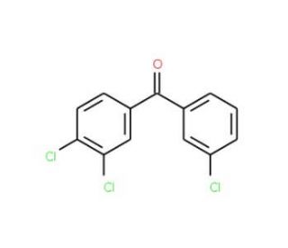 3,3&prime;,4&prime;-Trichlorobenzophenone (CAS 812684-89-2) - chemical structure image