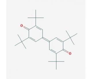 3,3&prime;,5,5&prime;-Tetra-tert-butyldiphenoquinone (CAS 2455-14-3) - chemical structure image