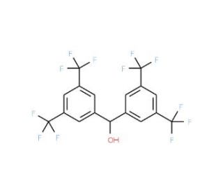 3,3&prime;,5,5&prime;-Tetrakis(trifluoromethyl)benzhydrol (CAS 87901-76-6) - chemical structure image