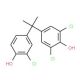 3,3′,5-Trichlorobisphenol A (CAS 40346-55-2) - chemical structure image