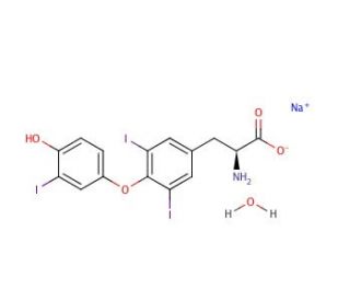3,3&prime;,5-Triiodo-L-thyronine sodium salt (CAS 55-06-1) - chemical structure image