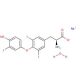3,3′,5-Triiodo-L-thyronine sodium salt (CAS 55-06-1) - chemical structure image