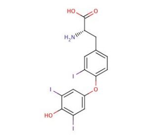3,3&prime;,5&prime;-Triiodo-L-thyronine (CAS 5817-39-0) - chemical structure image