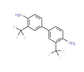 3,3&prime;-Bis(trifluoromethyl)-4,4&prime;-diaminobiphenyl (CAS 346-88-3) - chemical structure image