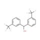 3,3′-Bis(trifluoromethyl)benzhydrol (CAS 1598-89-6) - chemical structure image