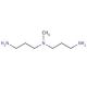 3,3′-Diamino-N-methyldipropylamine (CAS 105-83-9) - chemical structure image