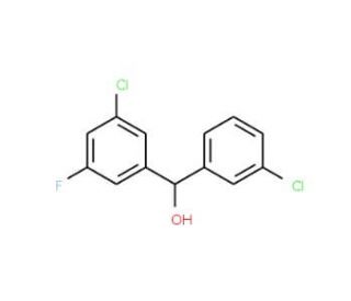 3,3&prime;-Dichloro-5-fluorobenzhydrol - chemical structure image