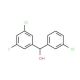 3,3′-Dichloro-5-fluorobenzhydrol - chemical structure image