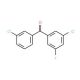 3,3′-Dichloro-5-fluorobenzophenone (CAS 844884-96-4) - chemical structure image