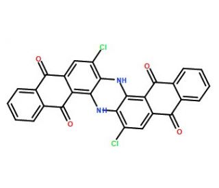 3,3&prime;-Dichloroindanthrene (CAS 130-20-1) - chemical structure image