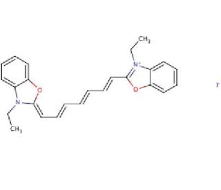 3,3&prime;-Diethyloxatricarbocyanine iodide (CAS 15185-43-0) - chemical structure image