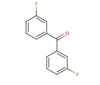 3,3&prime;-Difluorobenzophenone (CAS 345-70-0) - chemical structure image