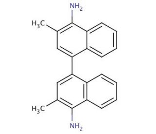 3,3&prime;-Dimethylnaphthidine (CAS 13138-48-2) - chemical structure image
