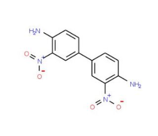 3,3&prime;-Dinitrobenzidine (CAS 6271-79-0) - chemical structure image