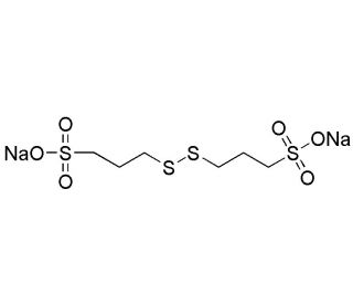 3,3&prime;-Dithiobis-1-propanesulfonic acid disodium salt (CAS 27206-35-5) - chemical structure image