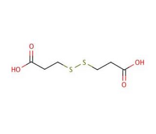 3,3&prime;-Dithiodipropionic acid (CAS 1119-62-6) - chemical structure image