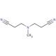 3,3′-Methylimino-di-propionitrile (CAS 1555-58-4) - chemical structure image