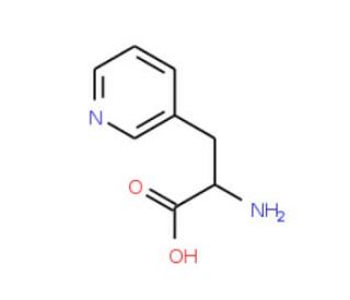 3-(3&prime;-Pyridyl)-DL-alanine (CAS 17470-24-5) - chemical structure image