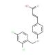 3-{4-[(2,4-Dichlorobenzyl)oxy]phenyl}acrylic acid (CAS 385383-41-5) - chemical structure image