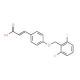 3-{4-[(2-Chloro-6-fluorobenzyl)oxy]phenyl}-acrylic acid - chemical structure image