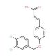 3-{4-[(3,4-Dichlorobenzyl)oxy]phenyl}acrylic acid (CAS 175136-15-9) - chemical structure image