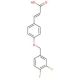 3-{4-[(3,4-Difluorobenzyl)oxy]phenyl}acrylic acid - chemical structure image