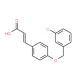 3-{4-[(3-Chlorobenzyl)oxy]phenyl}acrylic acid (CAS 385383-37-9) - chemical structure image