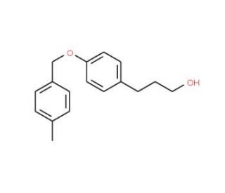 3-{4-[(4-Methylbenzyl)oxy]phenyl}-1-propanol - chemical structure image