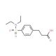 3-{4-[(diethylamino)sulfonyl]phenyl}propanoic acid (CAS 867329-87-1) - chemical structure image