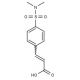 3-{4-[(dimethylamino)sulfonyl]phenyl}acrylic acid - chemical structure image