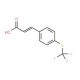 3-{4-[(trifluoromethyl)thio]phenyl}acrylic acid (CAS 21101-67-7) - chemical structure image