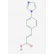 3-[4-(1H-imidazol-1-yl)phenyl]prop-2-enoic acid (CAS 199679-03-3) - chemical structure image