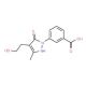 3-[4-(2-Hydroxyethyl)-3-methyl-5-oxo-2,5-dihydro-1H-pyrazol-1-yl]benzenecarboxylic acid - chemical structure image