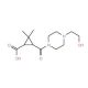 3-{[4-(2-Hydroxyethyl)piperazin-1-yl]carbonyl}-2,2-dimethylcyclopropanecarboxylic acid - chemical structure image