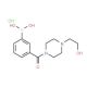 3-(4-(2-Hydroxyethyl)piperazine-1-carbonyl)phenylboronic acid, HCl (CAS 957060-95-6) - chemical structure image