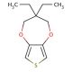 3,4-(2′,2′-Diethylpropylene)dioxythiophene (CAS 259139-19-0) - chemical structure image