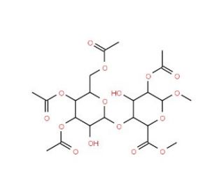 3,4,2&prime;,3&prime;,6&prime;-Penta-O-acetylsucrose - chemical structure image