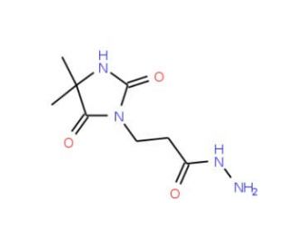 3-(4,4-dimethyl-2,5-dioxoimidazolidin-1-yl)propanohydrazide - chemical structure image