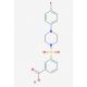 3-[4-(4-Fluoro-phenyl)-piperazine-1-sulfonyl]-benzoic acid - chemical structure image