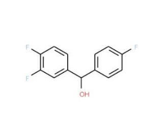 3,4,4&prime;-Trifluorobenzhydrol (CAS 844856-30-0) - chemical structure image
