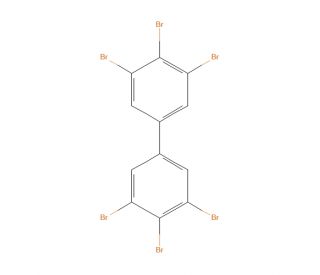 3,4,5,3&prime;,4&prime;,5&prime;-Hexabromobiphenyl (CAS 60044-26-0) - chemical structure image