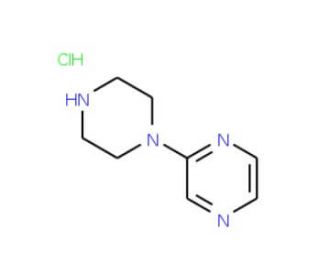3,4,5,6-Tetrahydro-2H-[1,2&prime;]bipyrazinyl hydrochloride (CAS 34803-68-4) - chemical structure image