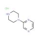 3,4,5,6-Tetrahydro-2H-[1,2′]bipyrazinyl hydrochloride (CAS 34803-68-4) - chemical structure image