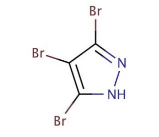 3,4,5-Tribromopyrazole (CAS 17635-44-8) - chemical structure image