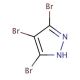 3,4,5-Tribromopyrazole (CAS 17635-44-8) - chemical structure image