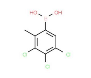 3,4,5-Trichloro-2-methylphenylboronic acid (CAS 1072946-34-9) - chemical structure image
