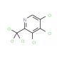 3,4,5-trichloro-2-(trichloromethyl)pyridine - chemical structure image